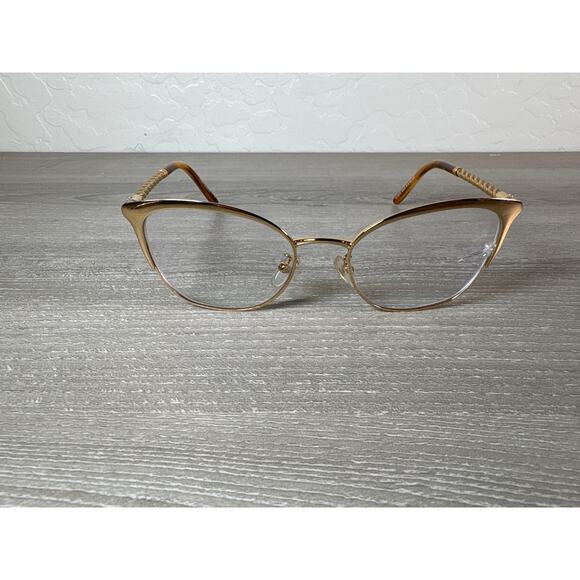 Tory Burch TY 1076 3343 Twisted Gold Frame Eyeglass Frames- 51 18 140 - Picture 3 of 9